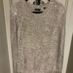 ❣️ glittery/sequence cream sweater